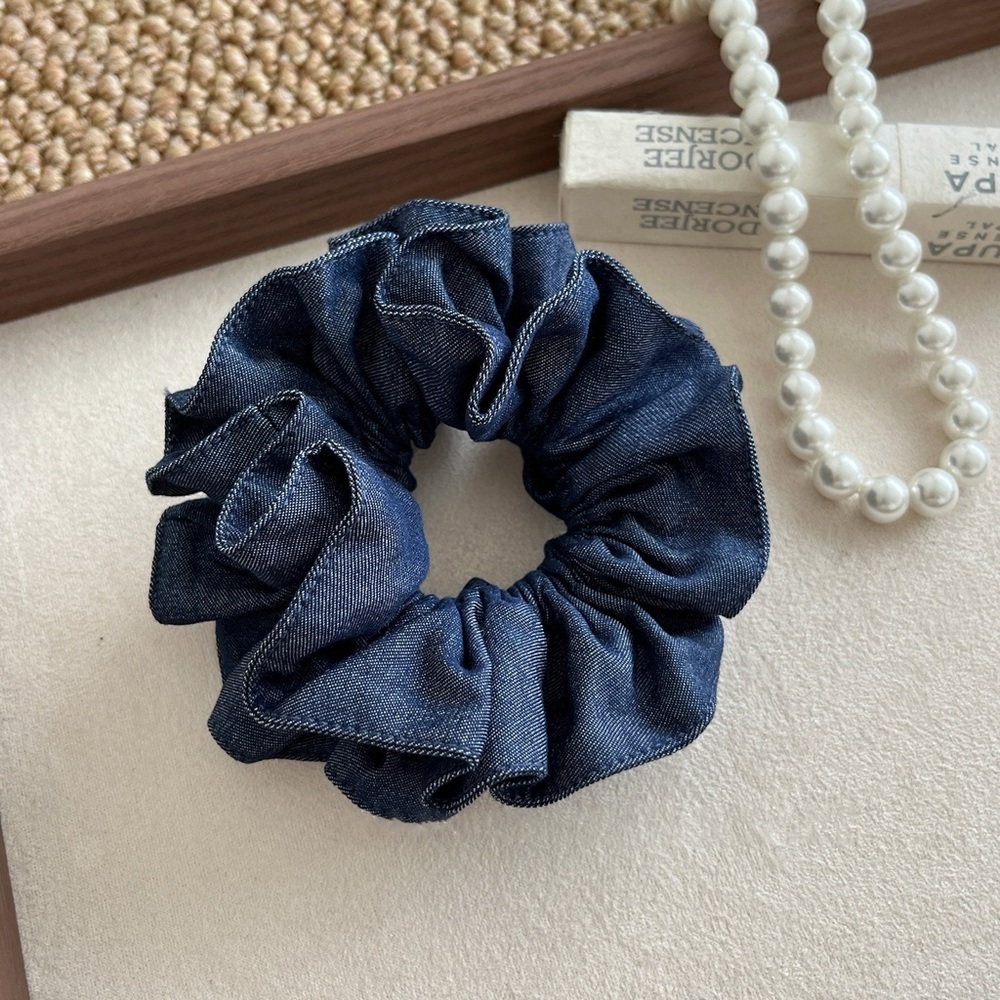 NWOT Denim Scrunchie